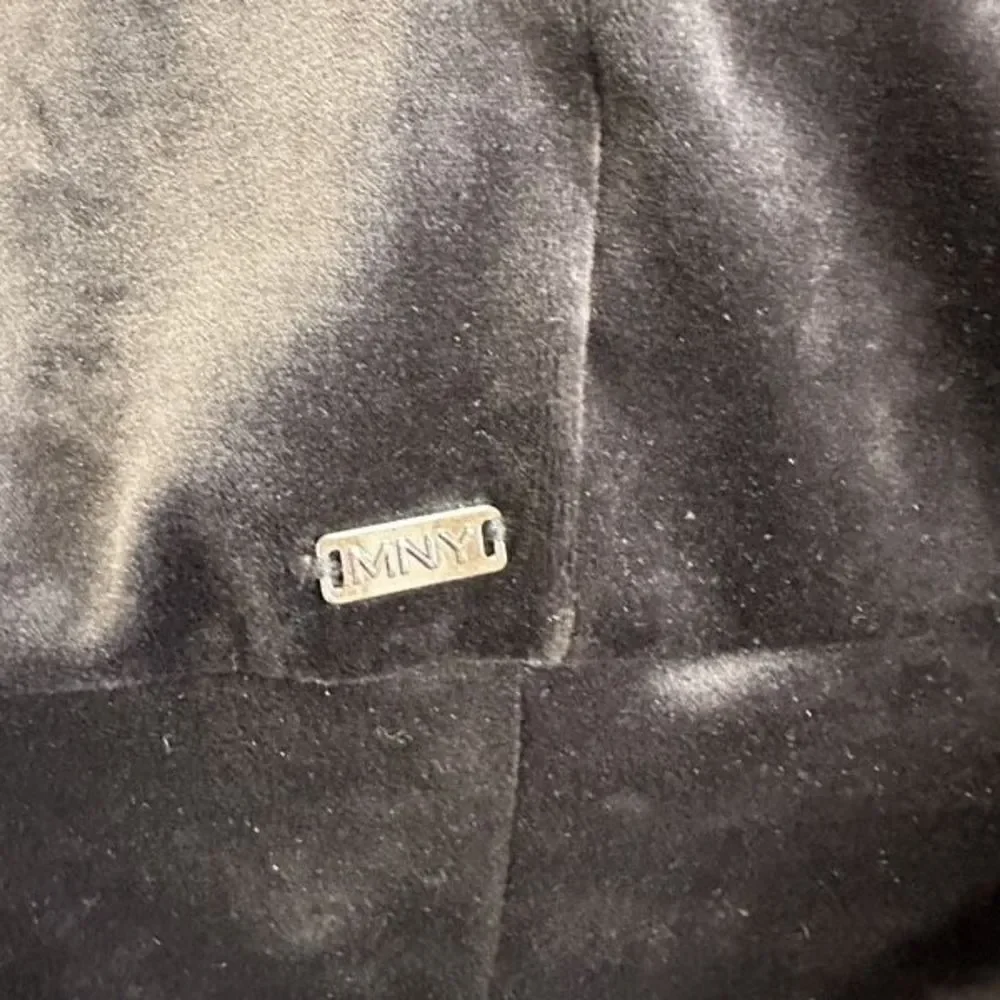 Marc New York Performance Black Velour Pullover Hoodie